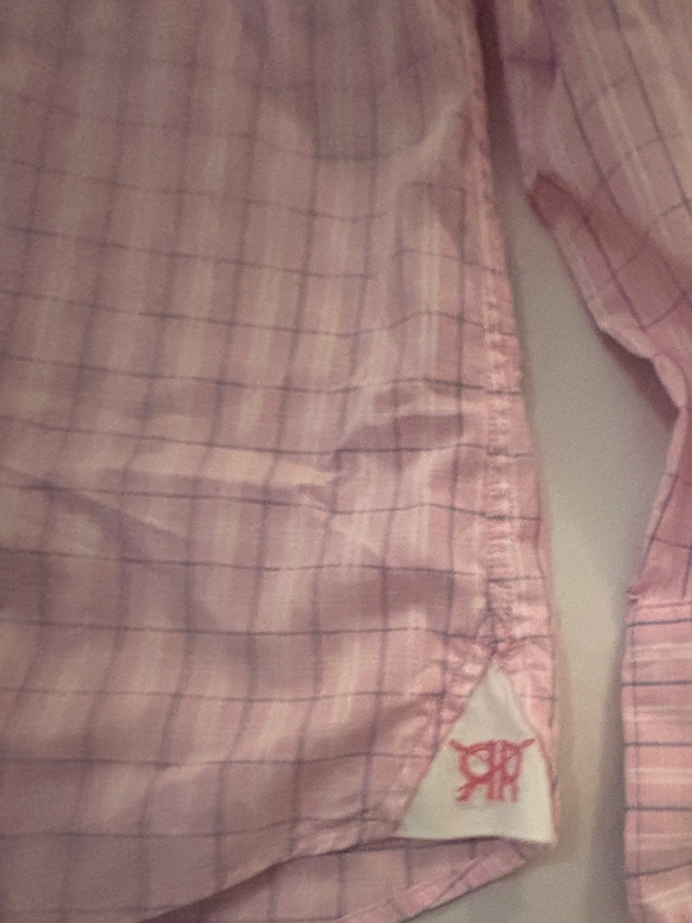 Double R by Ravi Ratan Pink Floral Ruffle Button-Down Shirt Women’s Med - Picture 6 of 15